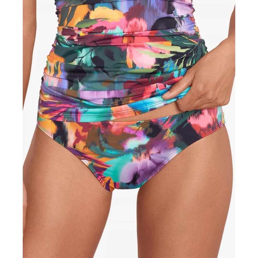 Ralph Lauren Women's Printed Hipster Swim Bikini Bottom Multicolor Sz 12 10140